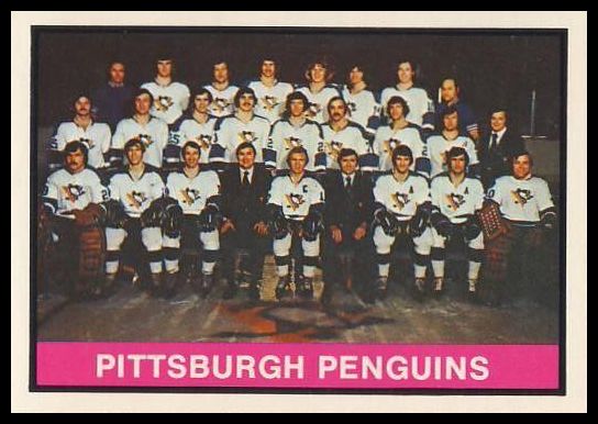 274 Pittsburgh Penguins Team Card